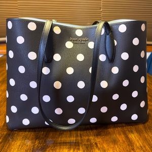 Kate Spade All Day Sunshine Polka Dot Large Tote Bag